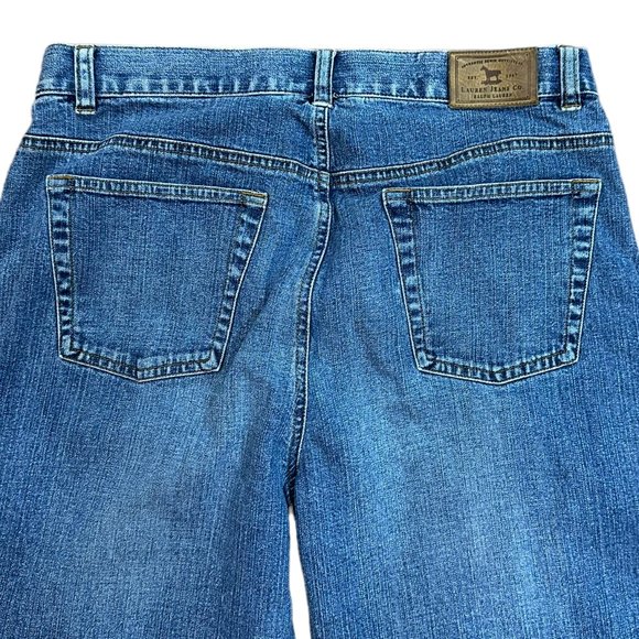 Lauren by Ralph Lauren Jeans Co Wide Leg Medium Wash‎ Denim Jeans Size 10 - Picture 4 of 8